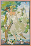 Les amoureux by Jean Dallaire, 1950, gouache on card, sold Nov 2024
