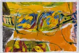 Untitled (Still life/Abstraction) by Betty Goodwin, gouache and mixed media on card, sold Nov 2024