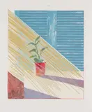 Sun (from the Weather Series) by David Hockney, 1973, colour lithograph on paper, sold Oct 2024