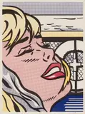 Shipboard Girl (Corlett II.6) by Roy Lichtenstein, offset lithograph in colors on lightweight wove paper, sold Oct 2024