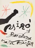 Six Plates from Obra inédita recent by Joan Miró, lithographs on paper, sold Oct 2024