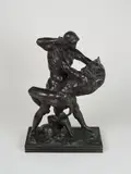 Theseus and the Minotaur by Antoine-Louis Barye, bronze, sold Oct 2024