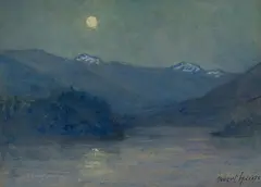 Below Yale by Robert Harris, 1909, oil on board, sold Oct 2024