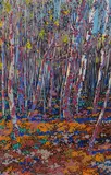 Autumn Colours by Frank Hans Johnston, tempera on paper board, sold Oct 2024