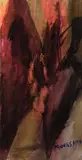 Abstraction by Jean-Paul Mousseau, watercolour and ink on paper, sold Sep 2024