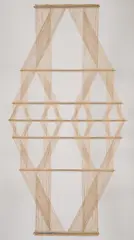 M.90 No.2 by Peter Collingwood, linen and steel, sold Sep 2024