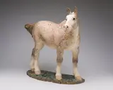 Strawberry by Joseph Hector Yvon Fafard, glazed ceramic sculpture with acrylic paint, sold Sep 2024