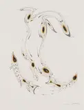 Otter by Eddy Cobiness, 1992, watercolour on paper, sold Aug 2024