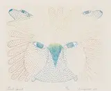 Owl Spirit by Kenojuak Ashevak, engraving on paper, sold Aug 2024