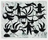 Complex of Birds by Kenojuak Ashevak, stonecut on paper, sold Aug 2024