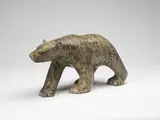 Polar Bear by Henry Evaluardjuk, stone sculpture, sold Aug 2024