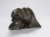 Birdhead by Mathewsie Saviadjuk, stone sculpture, sold Aug 2024