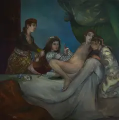 Young Casanova by Ansel Krut, oil on canvas, sold Aug 2024