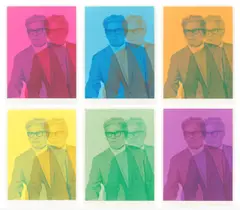 Canadian Humorist by Rodney Graham, 2012, Original-Kartonmappe mit 6 Inkjet-Prints, jeweils auf Papier, sold Oct 2022