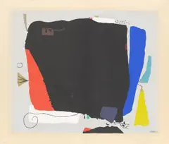 Montaru by Willi Baumeister, 1953, Farbserigrafie auf Papier, sold May 2022