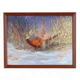 Pheasant in the Grass by R. Evans, Acrylic on canvas, sold May 2026