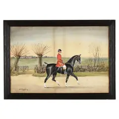Horse and Rider by Henry William Standing, Watercolor and gouache on paper, sold May 2026