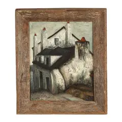 Cityscape by Ronald Chatelot, Oil on canvas, sold May 2026
