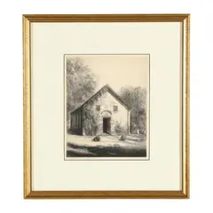 St. Thomas Episcopal Church, Bath, North Carolina by Louis Orr, Etching, sold May 2026