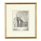 Plantation Servants' Quarters, Hillsboro, North Carolina [sic] by Louis Orr, Etching, sold May 2026