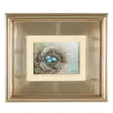 Small Painting of a Bird's Nest by Jane Casnellie, Oil on canvas, sold May 2026