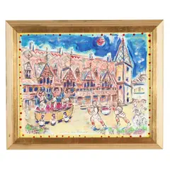 Hospice de Beaune by Wayne Ensrud, Watercolor, sold May 2026
