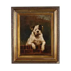 Bulldog by Charles Dudley, Oil on canvas, sold May 2026