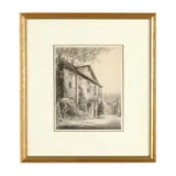New Bern Academy, New Bern, North Carolina by Louis Orr, Etching, sold May 2026