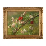 Still Life with Flowering Branch by B.C. Pellissier, Oil on canvasboard, sold May 2026