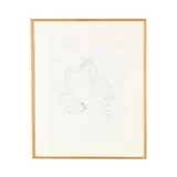 Winged Nude Drawing by Mario Villa, Ink on paper, sold May 2026