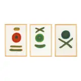 Three Framed Abstract Paintings by Donald Tully, Gouache on paper, sold May 2026