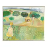 Jak's Village by Jak Katarikawe, Oil on paper, sold May 2026