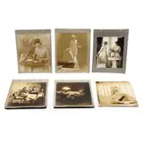 Set of Vintage Advertising Portraits by Sidney Kahn, Circa 1910s-1940s all in black and white photographs and silver gelatin prints, sold May 2026
