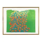 Landscape with Tulips by John Gallup, Screenprint in colors, sold May 2026