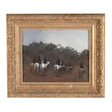 Riders by Anne Lattimore, Oil on canvas, sold May 2026