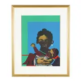 Mother and Child by Romare Bearden, Screenprint and photolithograph in colors, sold May 2026