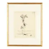 Solitude (Palms) by Alfred Heber Hutty, Drypoint, sold May 2026