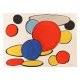 Grey Elipse by Alexander Calder, Lithograph in colors, sold May 2026