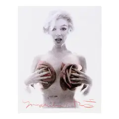 Marilyn with Roses by Bert Stern, Iris print, sold May 2026