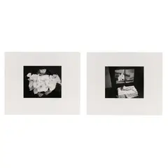 Untitled (Woman with Lilies) / Untitled (Nude) (Two Works) by Kim Weston, Gelatin silver prints, sold May 2026