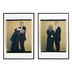 Two Polaroids for DIFFA by William Wegman, Each a large-format Polaroid, sold May 2026