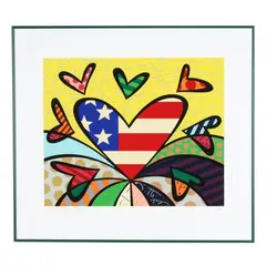 American Revival by Romero Britto, Serigraph on paper, sold May 2026
