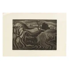 The Wind by J. Jay McVicker, Etching and aquatint on wove paper, offered May 2026