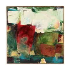 Forever Green by Nancy Tuttle May, Mixed media on canvas, sold Apr 2026