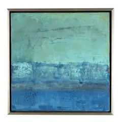 My Blue Circus by Scott Upton, Mixed media on canvas, sold Apr 2026