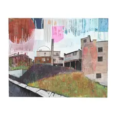 Asheville - Coca-Cola by Luke Buchanan, Mixed media on panel, sold Apr 2026