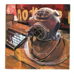 The Way of the Dodo by Luke Buchanan, Mixed media on board, sold Apr 2026