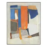 Exhilaration by Edith London, Mixed media collage and pastel on heavy paper, sold Apr 2026