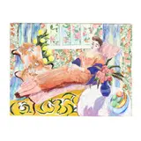 Lady With Lemons by Norma Murphy, Acrylic and mixed media collage on canvas, sold Apr 2026