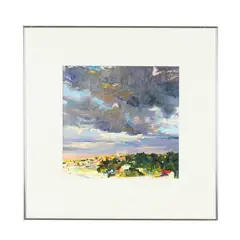 Belfast, Maine by Richard Fennell, Oil on paper, sold Apr 2026